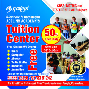 Acelinx Tuition Center in Rathinapuri Coimbatore classroom teaching